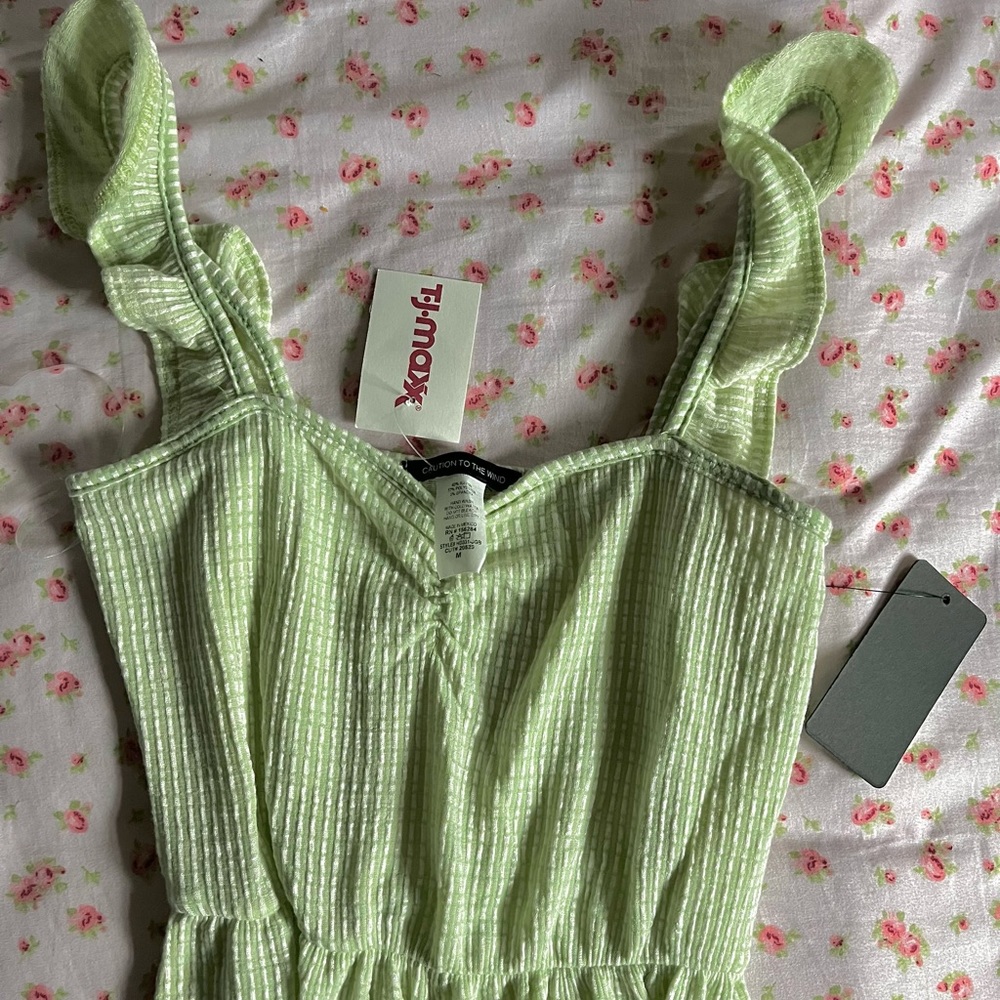 green jumpsuit/romper